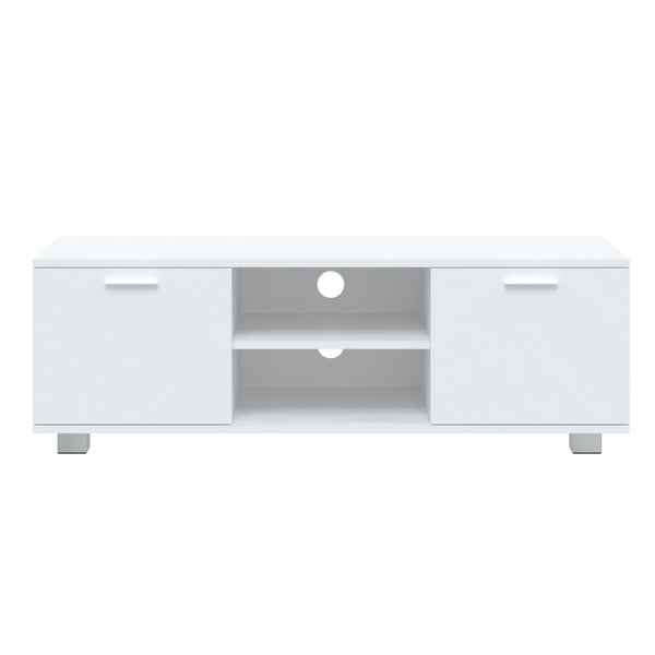 Valkoinen tv-taso Antonin 120x40,5x35cm (puinen)