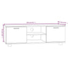 TV-Möbel Sonoma Eiche Antonin 120x40,5x35cm (Holz)