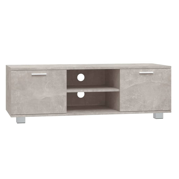 Betongraues TV-Board Anton 120x40,5x35cm (Holz)