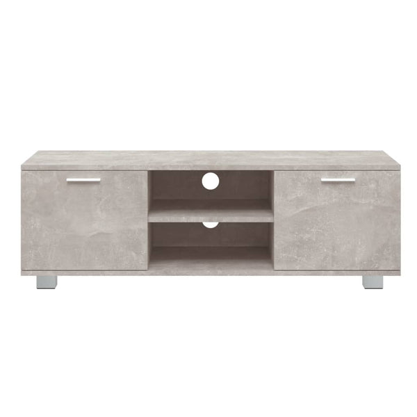 Betongraues TV-Board Anton 120x40,5x35cm (Holz)