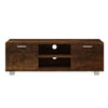 TV-Möbel Antonin aus geräucherter Eiche 120x40,5x35cm (Holz)