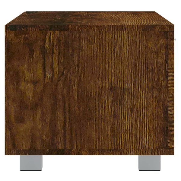 TV-Möbel Antonin aus geräucherter Eiche 120x40,5x35cm (Holz)