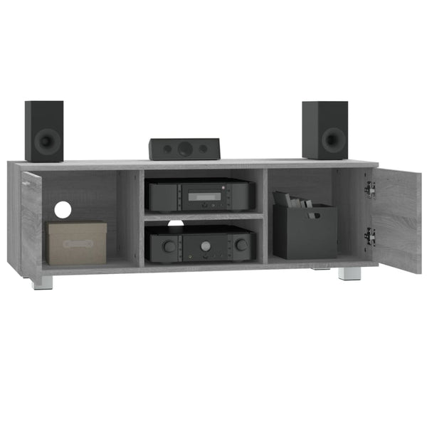 Graues TV-Möbel Antonin 120x40,5x35cm (Holz)