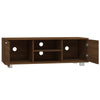 TV-Bank aus Eiche, braun, Antonin, 120x40,5x35cm (Holz)