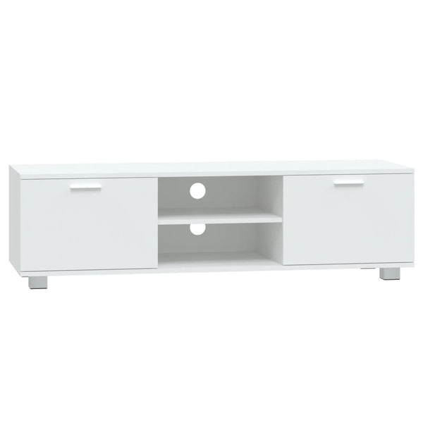 Valkoinen tv-taso Antonin 140x40,5x35cm (puinen)