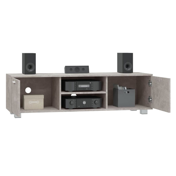 Betongraues TV-Board Antonin 140x40,5x35cm (Holz)