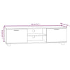 Betongraues TV-Board Antonin 140x40,5x35cm (Holz)