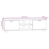 Räuchereichen-TV-Möbel Antonin 140x40,5x35cm (Holz)
