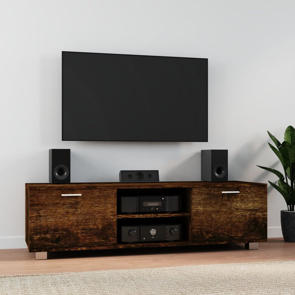 Räuchereichen-TV-Möbel Antonin 140x40,5x35cm (Holz)