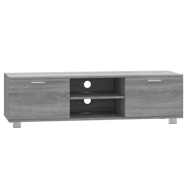 Graues TV-Möbel Antonin 140x40,5x35cm (Holz)