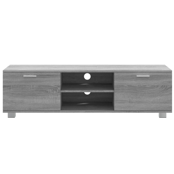 Graues TV-Möbel Antonin 140x40,5x35cm (Holz)