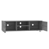 Graues TV-Möbel Antonin 140x40,5x35cm (Holz)
