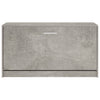 Schuhregal Tiborel 80x24x45cm betongrau (Holz)