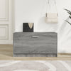 Graue Schuhbank Tiborel 80x24x45cm (Holz)