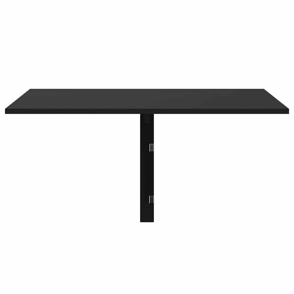 Wandklapptisch Iordanel, schwarz, 100x60x56cm (Holz)