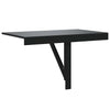 Wandklapptisch Iordanel, schwarz, 100x60x56cm (Holz)