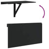 Wandklapptisch Iordanel, schwarz, 100x60x56cm (Holz)