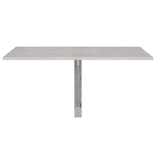 Betongrauer Klapptisch zur Wandmontage Iordanel 100x60x56cm (Holz)