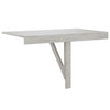 Betongrauer Klapptisch zur Wandmontage Iordanel 100x60x56cm (Holz)