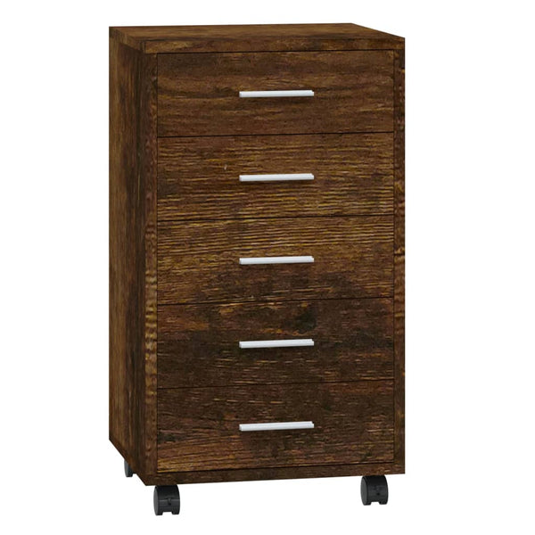 Schubladenschrank Savutammi Olgheta auf Rollen (Holz)