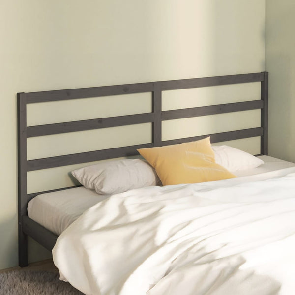 Graues Kopfteil Luceafar 206x4x100cm (Kiefer)