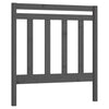 Graues Kopfteil Kvetoslav 106x4x100cm (Kiefer)