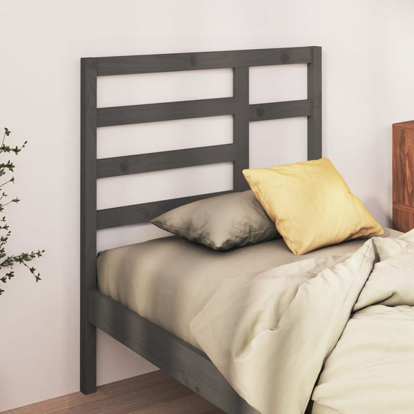 Graues Kopfteil Fiedler 81x4x104cm (Kiefer)