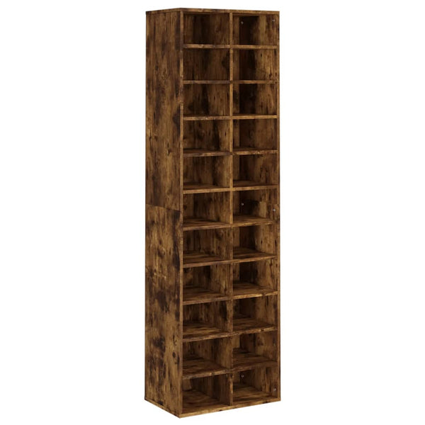 Schuhregal Delfina aus Rauchereiche 54x34x183cm (Holz)
