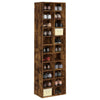 Schuhregal Delfina aus Rauchereiche 54x34x183cm (Holz)