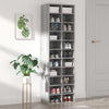 Graues Schuhregal Delfina 54x34x183cm (Holz)