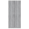 Grauer Kleiderschrank Altobrando 80x52x180cm (Holz)