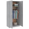 Grauer Kleiderschrank Altobrando 80x52x180cm (Holz)