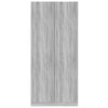 Grauer Kleiderschrank Pirus 90x52x200cm (Holz)