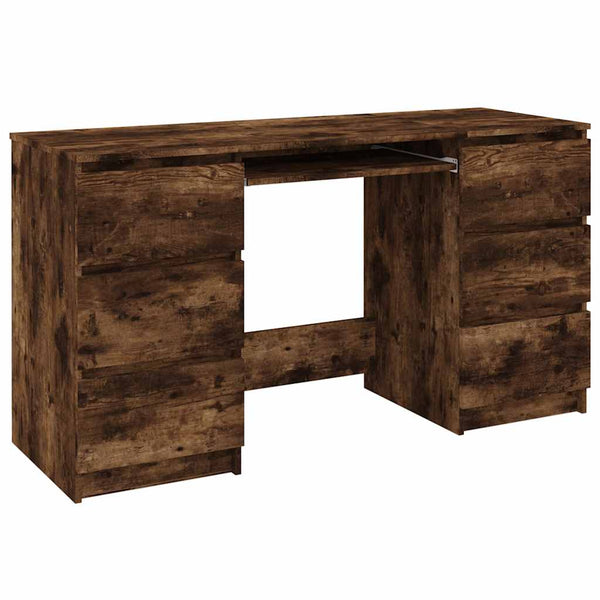 Räuchereiche Schreibtisch Angelus 140x50x77cm (Holz)