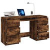 Räuchereiche Schreibtisch Angelus 140x50x77cm (Holz)