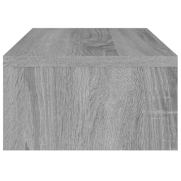 Grauer Bildschirmständer Reisad 42x24x13cm (Holz)