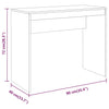 Räuchereichenschreibtisch Nelli 90x40x72cm (Holz)