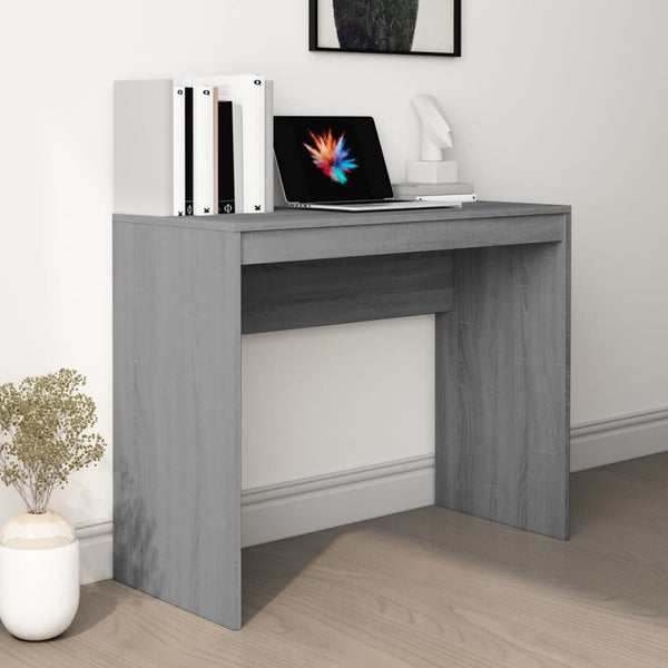 Grauer Schreibtisch Nelli 90x40x72cm (Holz)