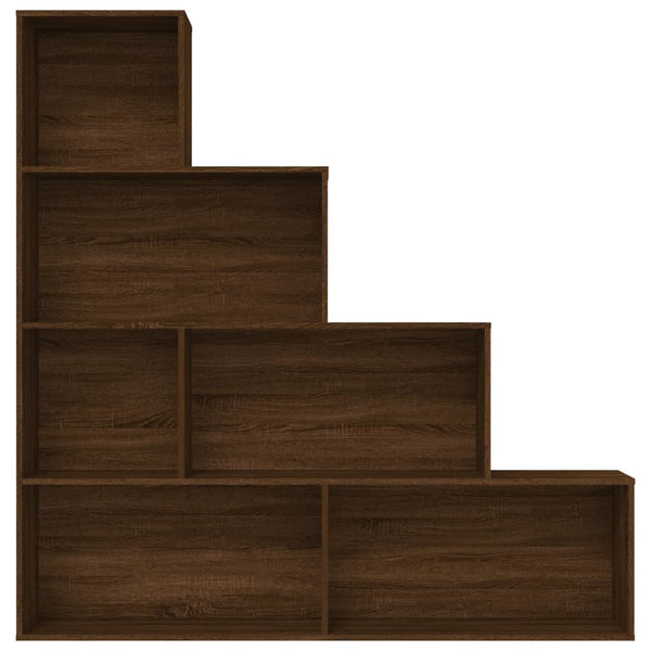 Braunes Bücherregal Verginiea 155x24x160cm (Eiche)
