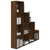 Braunes Bücherregal Verginiea 155x24x160cm (Eiche)