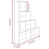 Braunes Bücherregal Verginiea 155x24x160cm (Eiche)