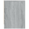 Grauer Nachttisch Katrin 40x30x40cm (Holz)
