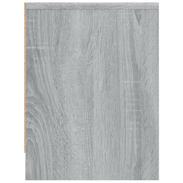 Grauer Nachttisch Katrin 40x30x40cm (Holz)