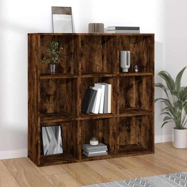 Bücherregal Mignona aus Rauchereiche 98x29x97,5cm