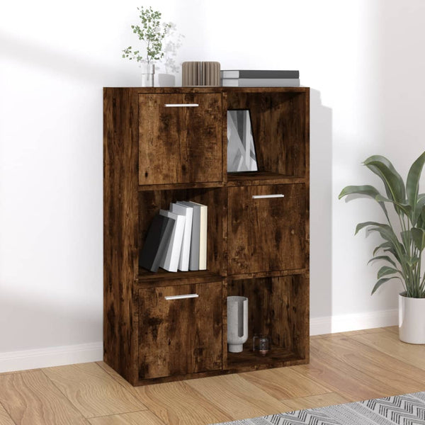 Belini Aufbewahrungsschrank aus Räuchereiche 60x29,5x90cm