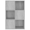 Grauer Aufbewahrungsschrank Belini 60x29,5x90cm