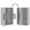 Grauer Aufbewahrungsschrank Belini 60x29,5x90cm