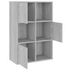 Grauer Aufbewahrungsschrank Belini 60x29,5x90cm