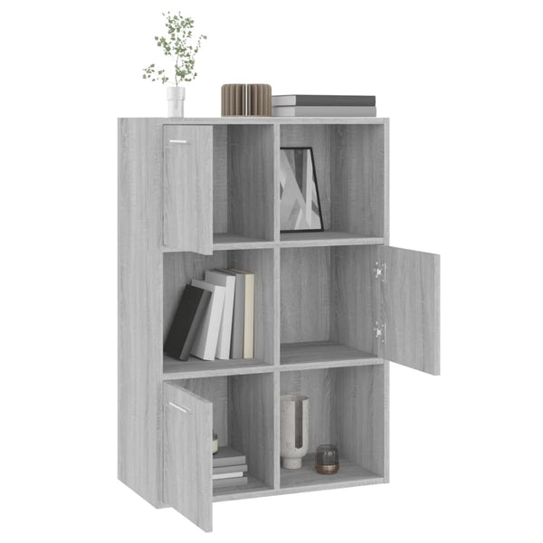 Grauer Aufbewahrungsschrank Belini 60x29,5x90cm