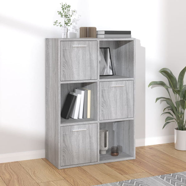 Grauer Aufbewahrungsschrank Belini 60x29,5x90cm
